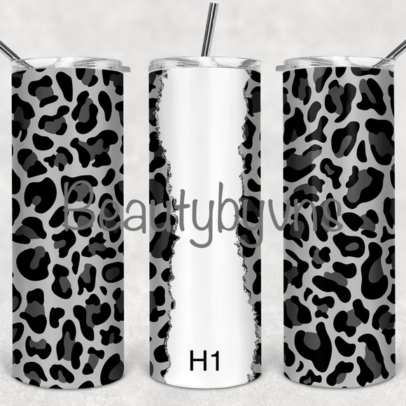 20oz leopard tumblers, custom orders - Picture 2 of 11